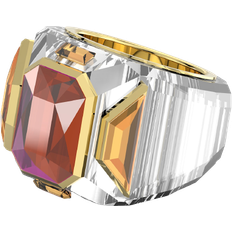 Swarovski Chroma Cocktail Ring - Gold/Pink