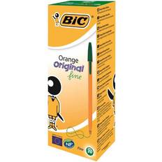 Bic Orange Ball Pen Fine Green PK20