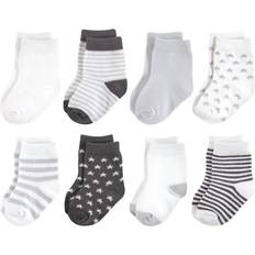 Touched By Nature Organic Basic Socks 8-pack - Charcoal Stars (10766415)