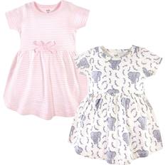 Touched By Nature Organic Cotton Dress 2-pack - Pink Elephant (10166696)