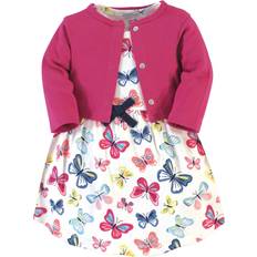 Touched By Nature Organic Cotton Dress & Cardigan - Bright Butterflies (10161321)