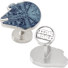 Cufflinks Inc Millennium Falcon Blueprint Blue Cufflinks - Silver/Blue