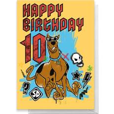 Scooby Doo 10th Birthday Greetings Card Standard Card