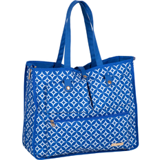 Jenni Chan Stars Blue Reversible 2 in 1 Carry All Tote - Blue