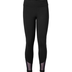 Soffe Girl's Yoga Mesh Wrap Leggings - Black