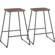 Lumisource Zac Bar Stool 61cm 2pcs