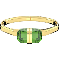 Swarovski Lucent Bangle - Gold/Green