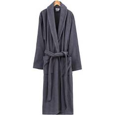 Ozan Premium Home Chevron Bathrobe Unisex - Grey