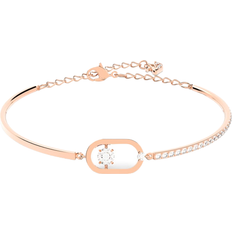 Swarovski Sparkling Dance Oval Bracelet - Rose Gold/Transparent