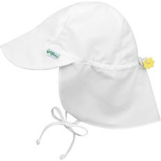 Green Sprouts Flap Sun Protection Hat - White (29831462879292)