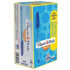Blue Ballpoint Pens PaperMate InkJoy 100 Ballpoint Pen Medium (Pack of 50) Blue