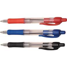 Q-CONNECT Retractable Ball Pen Red (Pack-10)