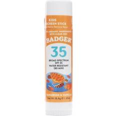 Badger SPF 35 Kids Mineral Sunscreen Face Stick 0.65 oz