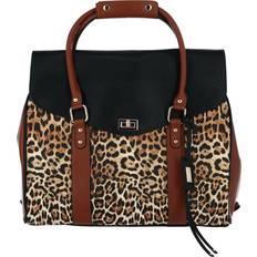 Badgley Mischka Leopard Weekender Tote Bag