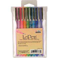 Marvy Uchida LePen Pen Set 10-Colors Bright