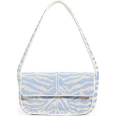 Staud Tommy Bag Light Blue/Cream One Size