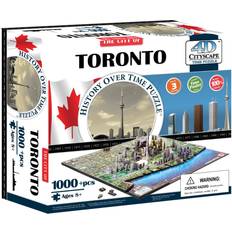 Family Puzzle 4D Jigsaw Puzzles 4D Cityscape Time Puzzle Toronto Canada 1000 Pieces