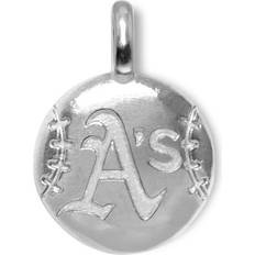 Alex Woo Fanatics Oakland Athletics Sterling Disc Charm - Silver