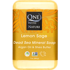 One With Nature Dead Sea Minerals Soap Lemon Sage 200g