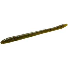 Zoom Finesse Worm Bait Green Pumpkin Blue 9cm 20-pack