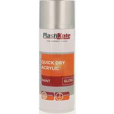 Trade Quick Dry Acrylic Spray Paint Gloss Silver 400ml