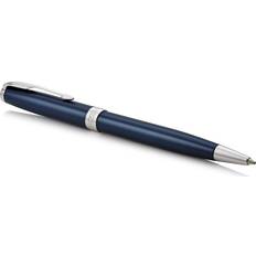 Parker Sonnet Blue Lacquer Chrome Trim Ball Pen