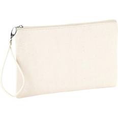 Grey Clutches Westford Mill Canvas Wristlet Pouch (One Size) (Light Grey)