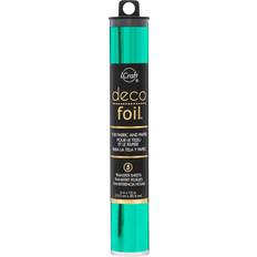 iCraft Deco Foil 6 in. x 12 in. pack of 5 sheets jade