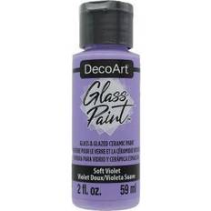 Purple Glass Colours Deco Art Glass Paint 2oz Soft Violet