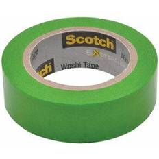 Scotch Expressions 0.59 x393 Green Washi Tape