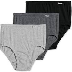 Jockey Elance Brief 3-pack - Grey Heather/Charcoal Grey Heather/Black