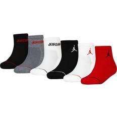 Nike Boy's Jordan Ankle Socks 6-pack - Gym Red/Black ( BJ0342G-RK2)