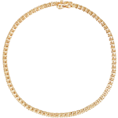 Anine Bing Tennis Bracelet - Gold/Diamonds