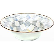 Mackenzie-Childs Sterling Check Serving Bowl