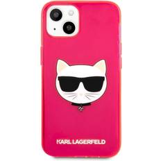 Karl Lagerfeld Glitter Choupette Fluo Sl iPhone 13 Mini Rosa