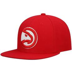 Mitchell & Ness Atlanta Hawks Ground 2.0 Snapback Cap - Red