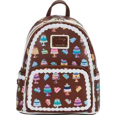 Loungefly Disney Princess Cakes Mini Backpack - Brown/Pink/White