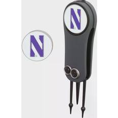 Team Effort Northwestern Wildcats Switchblade Repair Tool & Two Ball Markers