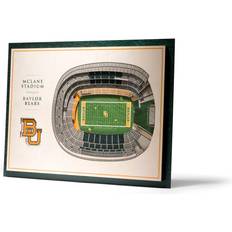 YouTheFan Baylor Bears 3D Stadium Wall Art Bay Team