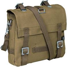 Solid Colours Messenger Bags Brandit Canvas S Bag Crossbody Bag - Olive Green