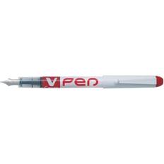 Pilot V-pen Erasable Disposable Fountain Pen Red PK12