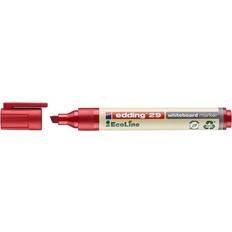 Edding 29 EcoLine Whiteboard Chisel Tip Marker Red PK10