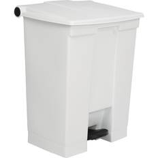 White Pedal Bins Rubbermaid 614500WHT