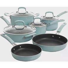 Kenmore Elite Andover Cookware Set with lid 10 Parts