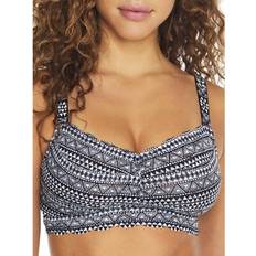 Cosabella Never Say Never Printed Curvy Sweetie Bralette - Geo Black/White