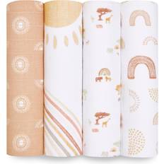 Aden + Anais Boutique Cotton Muslin Swaddle Keep Rising 4-Pack