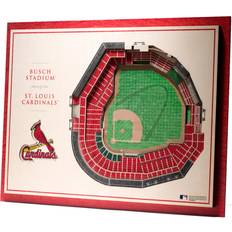 YouTheFan St. Louis Cardinals 5-Layer StadiumViews 3D Wall Art