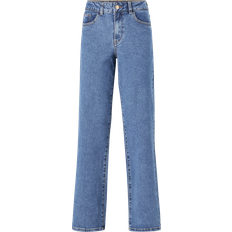 Object Medium High Waist Wide Fit Jeans