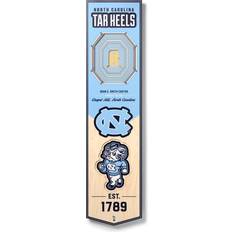 YouTheFan North Carolina Tar Heels 3D StadiumView Banner