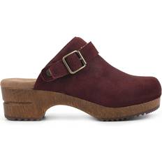 Platform - Women Clogs White Mountain Being - Vino/Suede